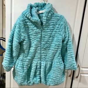 Faux fur winter jacket